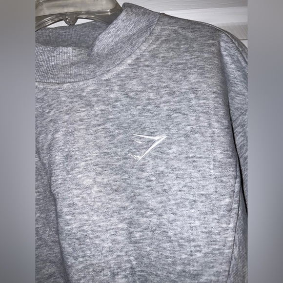 Gymshark Rest Day Cotton Contour Pullover in Gray Size Medium New with tag - Picture 6 of 10
